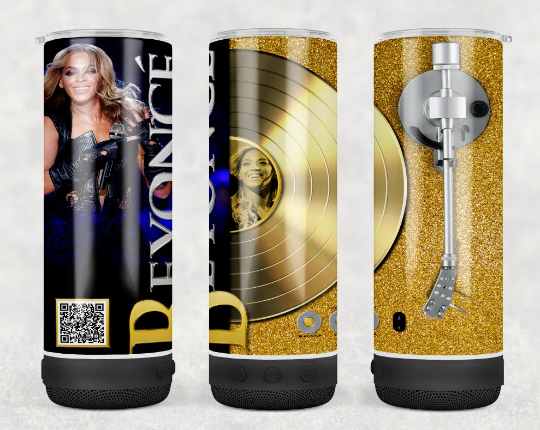 R&B Music Artist Bluetooth Speaker Tumblers