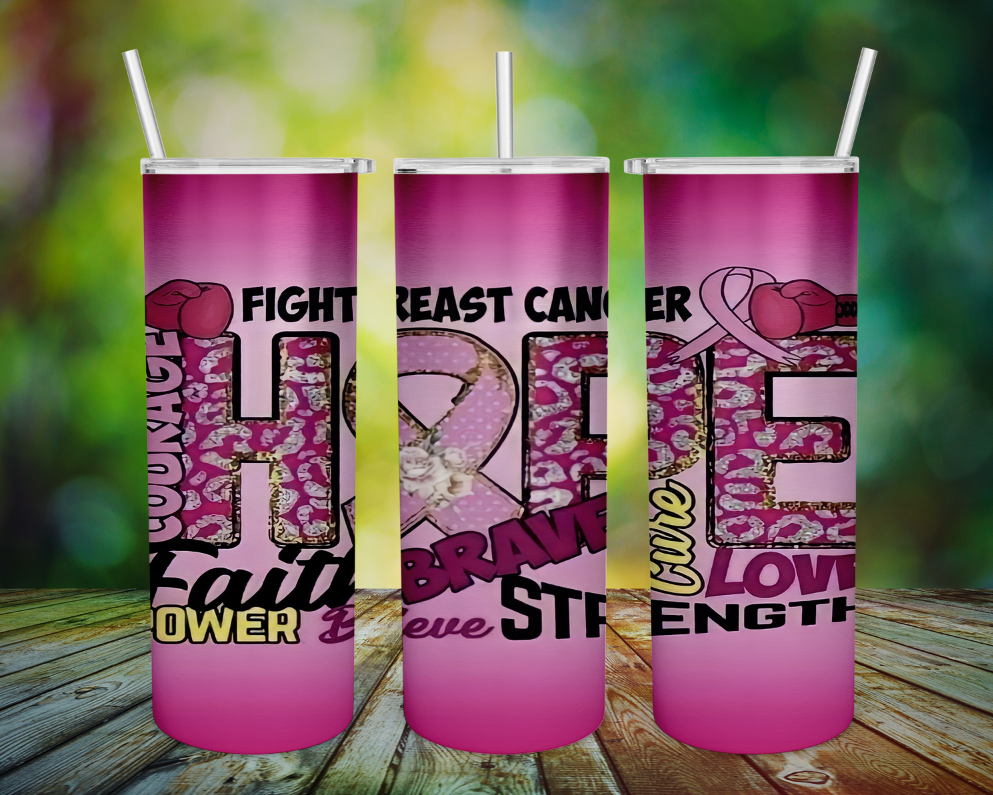 Breast Cancer Tumblers