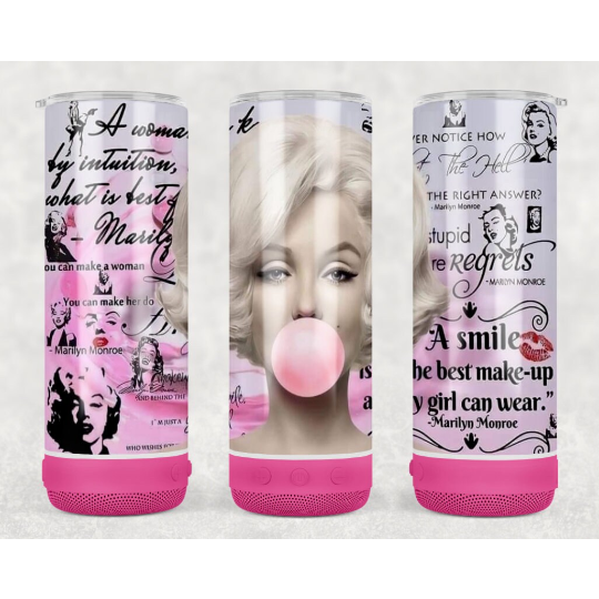 Marilyn Monroe Bluetooth Speaker Tumbler