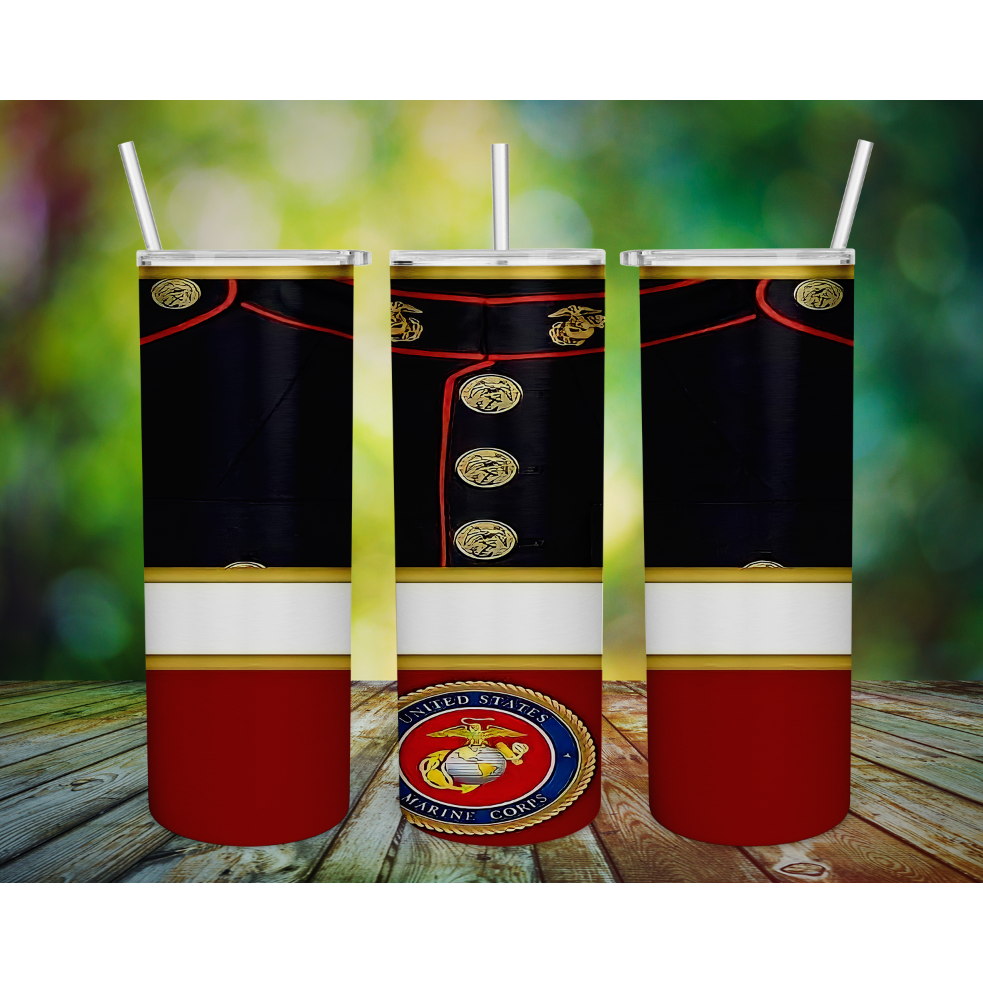 US Army, US Navy, US Marine Tumblers