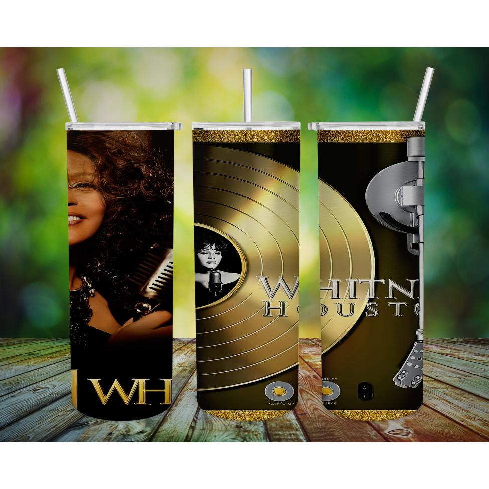 R&B Inspired Tumbler, Cardi B, Mary J Blige, Prince, Whitney Houston, Beyonce, Bad Bunny